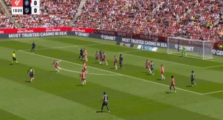 ⚽西甲半场:双方破门乏术,阿尔瓦雷斯远射造险,马竞客场暂0-0赫罗纳