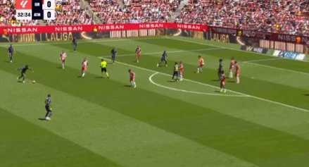 ⚽西甲半场:双方破门乏术,阿尔瓦雷斯远射造险,马竞客场暂0-0赫罗纳